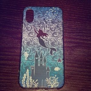 New Cute mermaid iPhone X case full coverage TPU